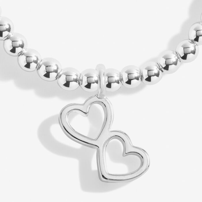 Christmas Gift Box 'Merry Christmas Friend' Bracelet in Silver Plating