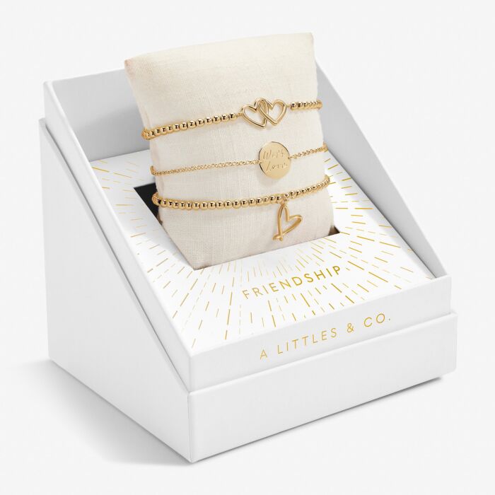 Celebrate You Gift Box 'Friendship' in Gold-Tone Plating