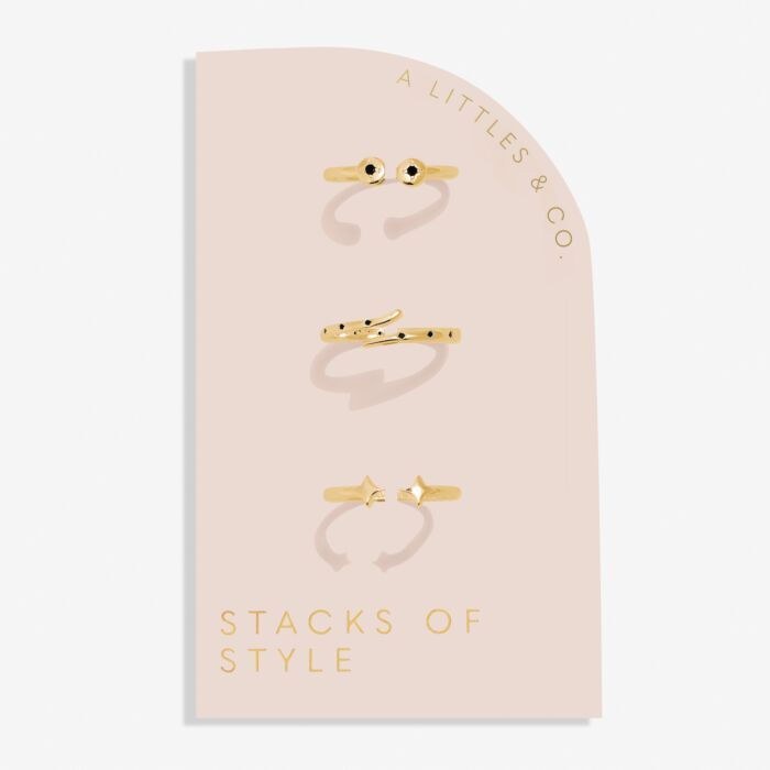 Stacks Of Style Set Of 3 Rings