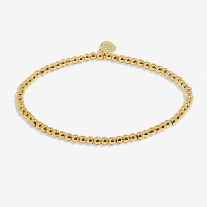 3mm Bead Stacking Bracelet In Gold-Tone Plating