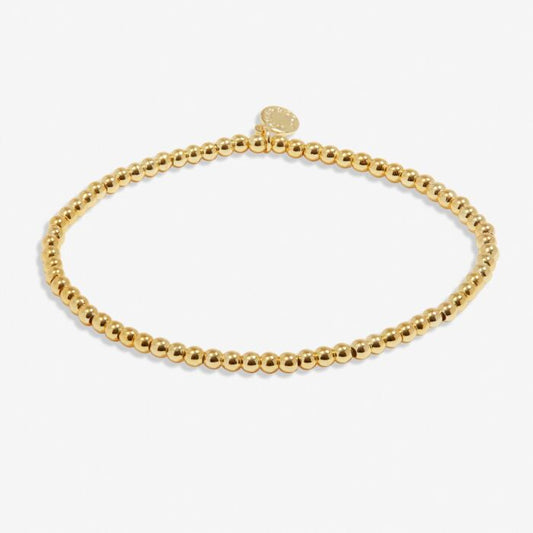 3mm Bead Stacking Bracelet In Gold-Tone Plating
