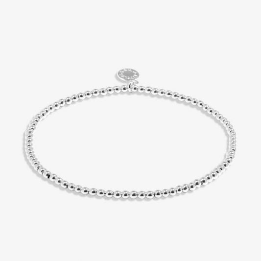 2.5mm Bead Stacking Bracelet Silver