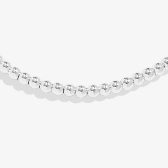3mm Bead Stacking Bracelet Silver