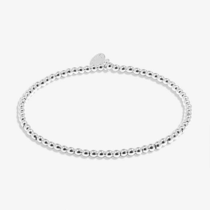 3mm Bead Stacking Bracelet Silver