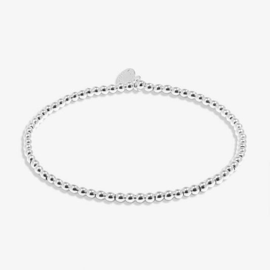 3mm Bead Stacking Bracelet Silver