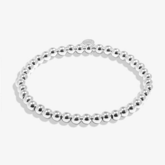 5mm Bead Stacking Bracelet Silver