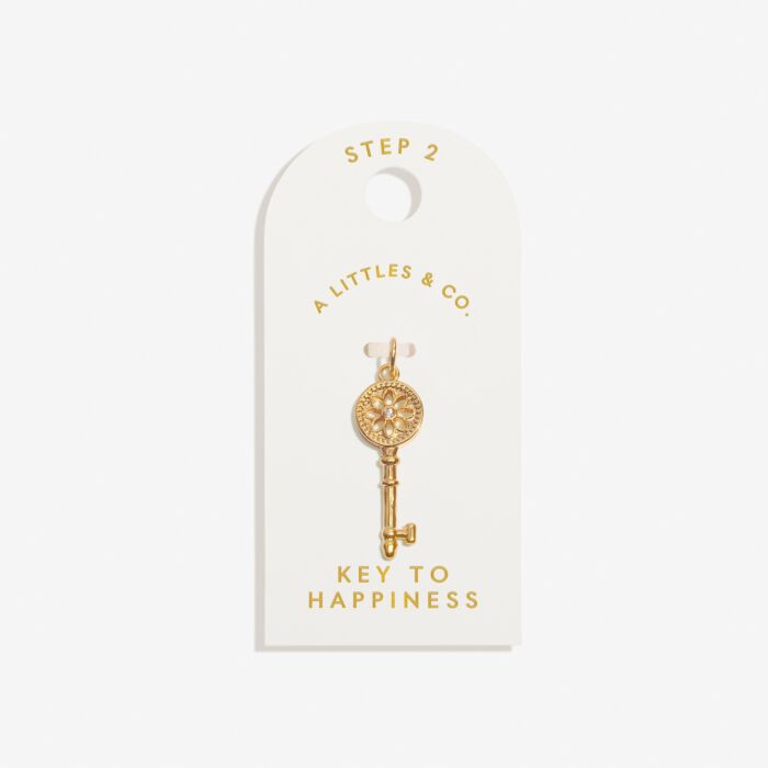 'Key To Happiness' Medium Charm