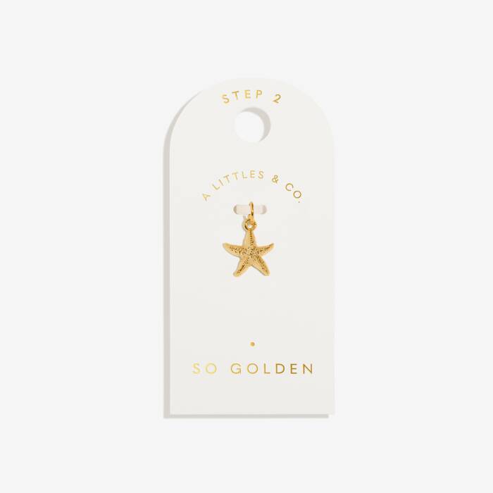 So Golden Small Charm In Gold-Tone Plating