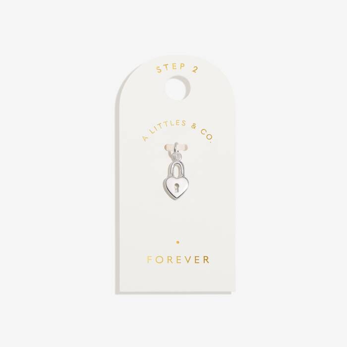 Forever Small Charm In Silver Plating