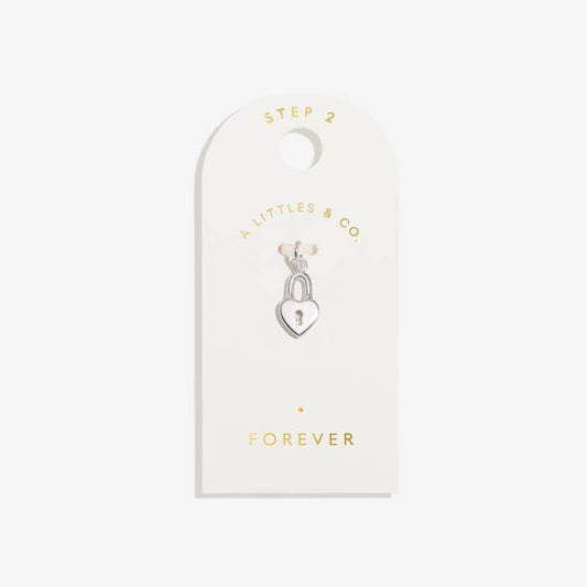 Forever Small Charm In Silver Plating