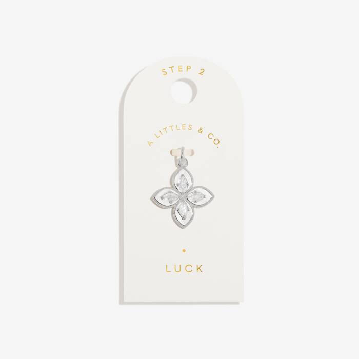 Luck Medium Charm In Silver Plating