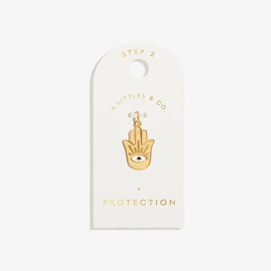 Protection Medium Charm In Gold-Tone Plating
