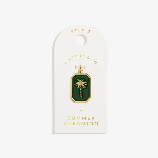 Summer Dreaming Medium Charm In Gold-Tone Plating