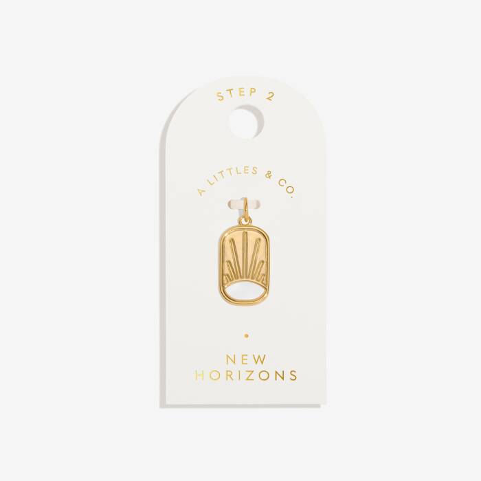New Horizons Medium Charm In Gold-Tone Plating