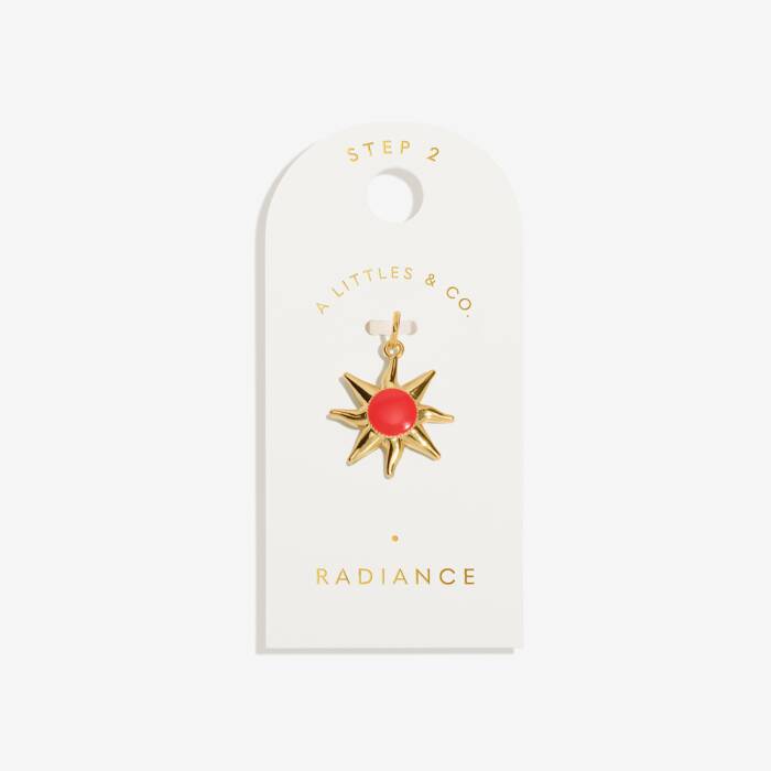 Radiance Medium Charm In Gold-Tone Plating