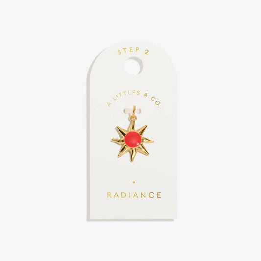 Radiance Medium Charm In Gold-Tone Plating