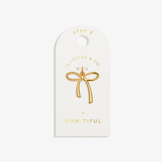 Bow-tiful Medium Charm In Gold-Tone Plating