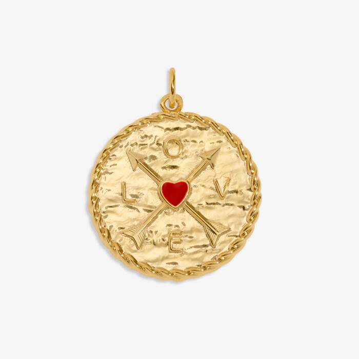 Follow Your Heart Large Charm In Gold-Tone Plating