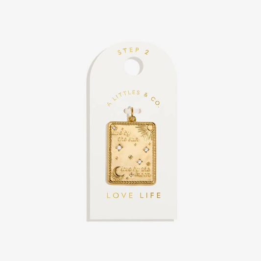 Love Life Large Charm In Gold-Tone Plating