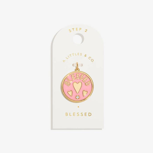Blessed Large Charm In Gold-Tone Plating