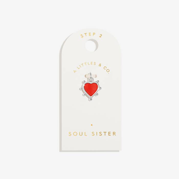 Soul Sister Small Charm In Silver Plating
