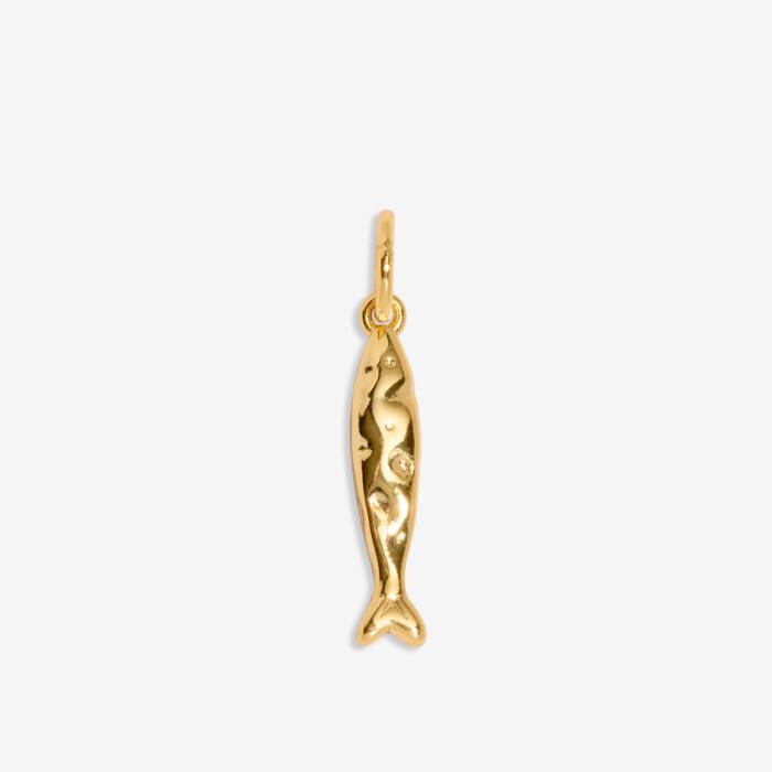 Go With The Flow Small Charm In Gold-Tone Plating