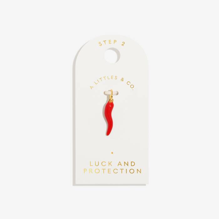 Luck And Protection Medium Charm In Gold-Tone Plating