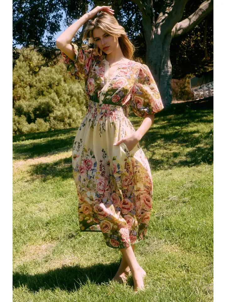 Garden Party Midi Dress