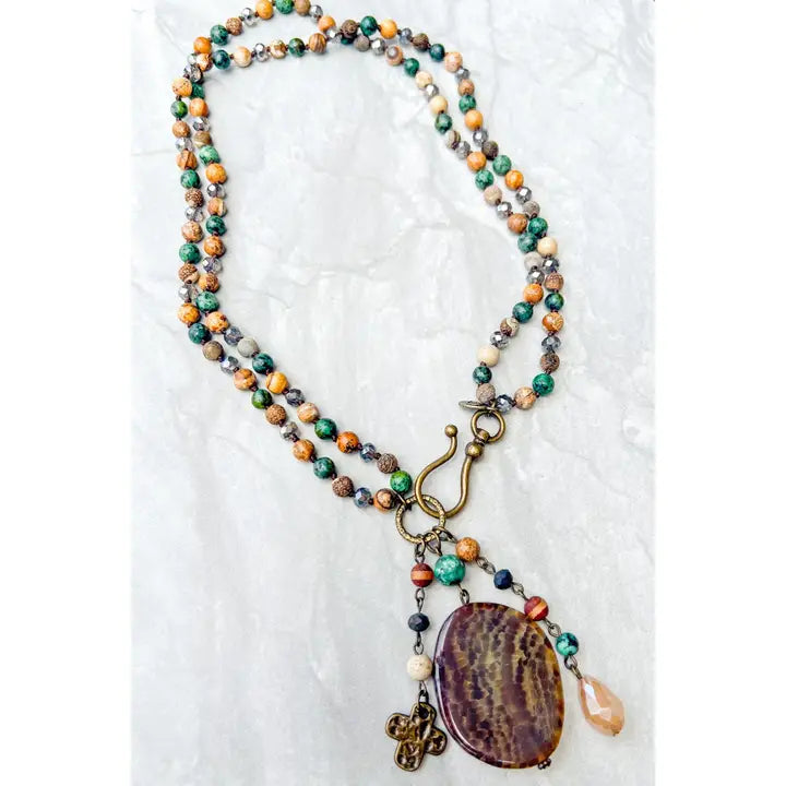 Gizelle Necklace in Autumn
