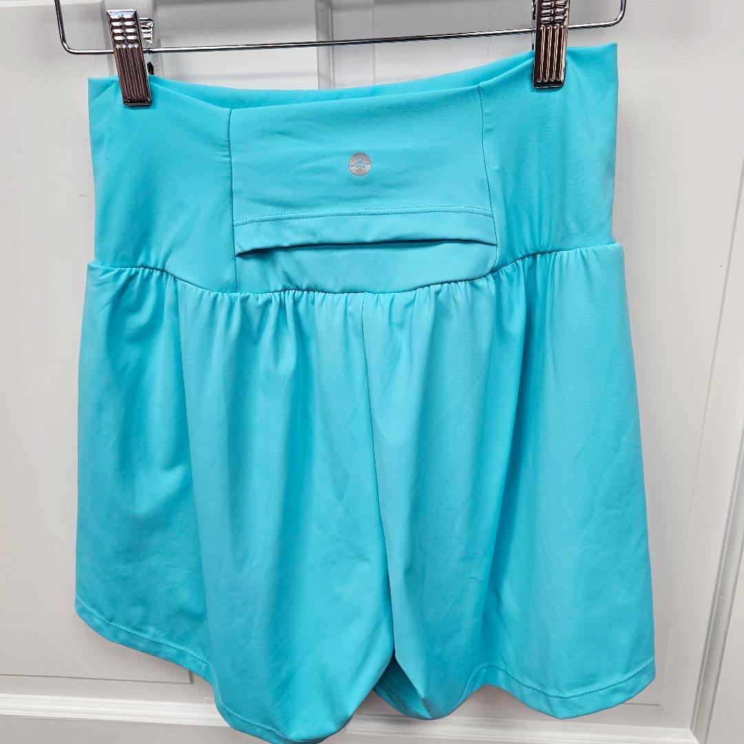 Halara Super High Waisted Back Pocket & Side Hidden Pocket 2-in-1 Yoga Shorts
