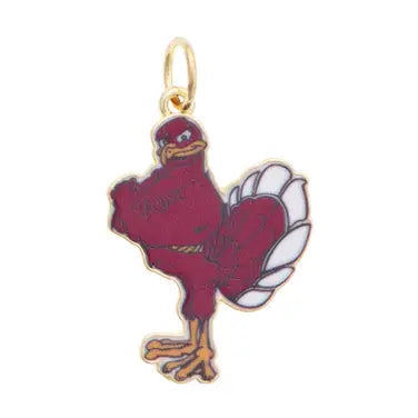 Virginia Tech Hokies Enamel Mascot Charm