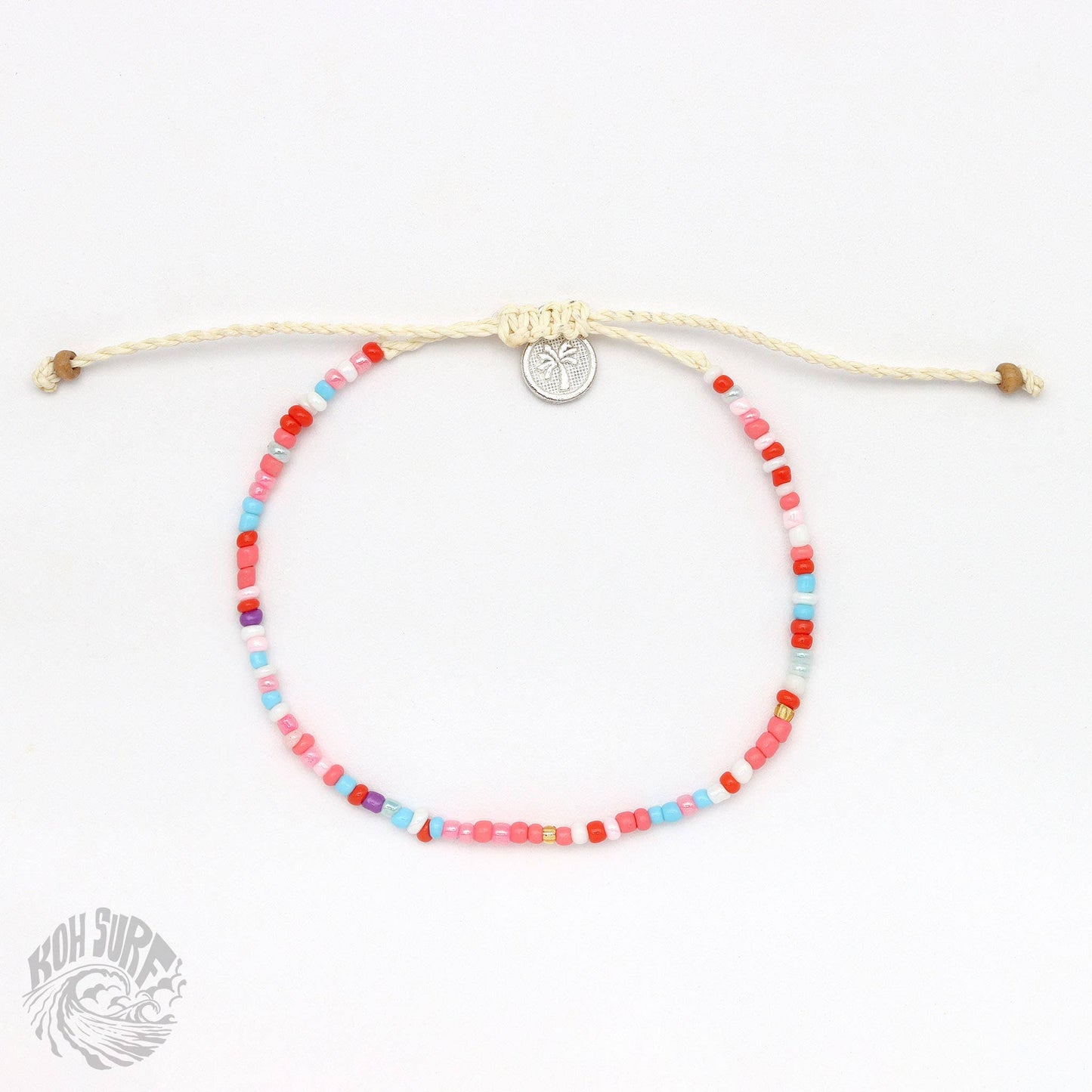 Alila Dainty Beaded Anklet, Beach Anklet by Koh Surf