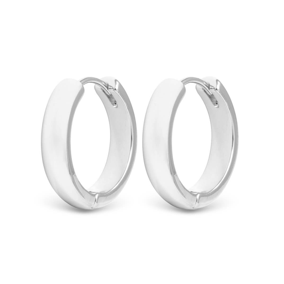 Stacy Small Hoop Silver