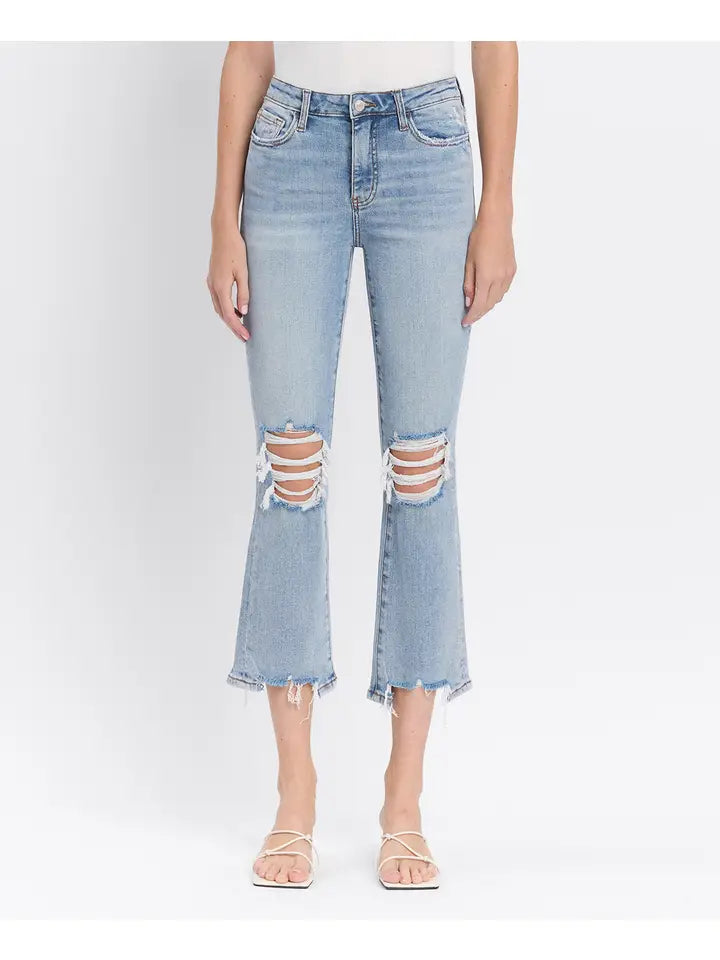 Lovervet Miracles Kick Flare Jean