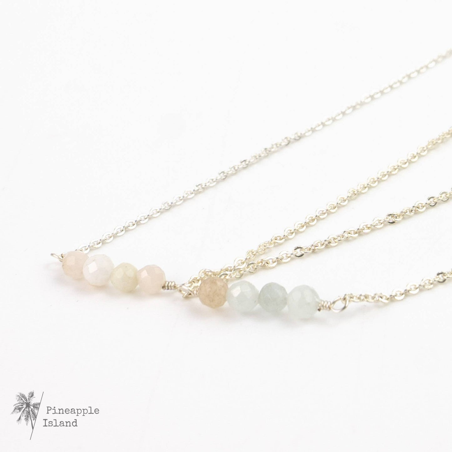 White Sand Stone Anklet, Gemstone, by Pineapple Island