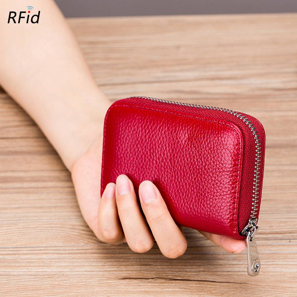 MULTI-FUNCTIONAL ANTI-THEFT BRUSH MAGNETIC CARD HOLDER