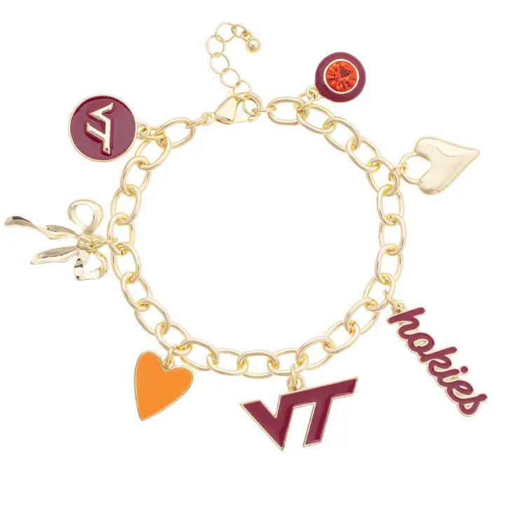 Enamel Icons Charm Bracelet