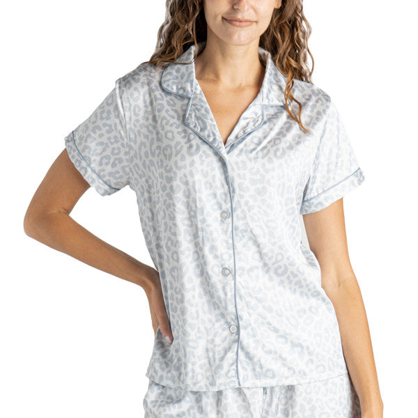 Hello Mello Beauty Sleep Satin Pajama Top