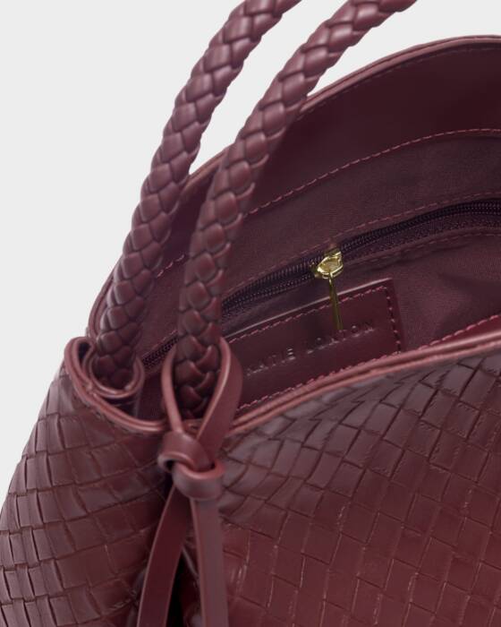 Katie Loxton Nova Woven Texture Top Handle Bag
