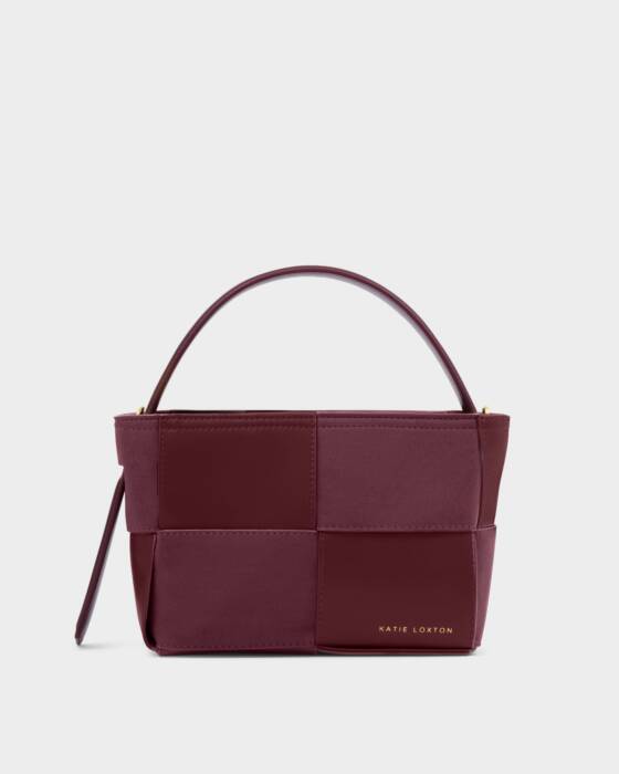 Katie Loxton Taya Hand Woven Suedette Top Handle Bag