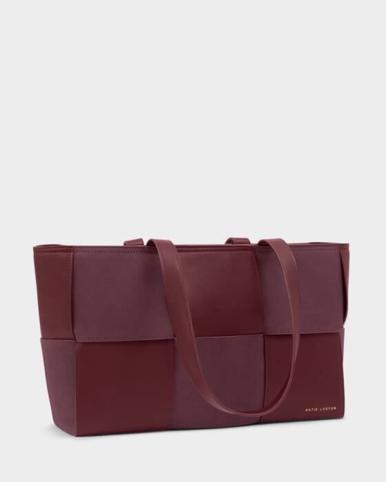 Katie Loxton Taya Hand Woven Suedette Tote Bag