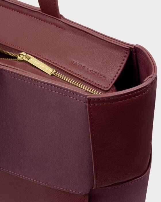 Katie Loxton Taya Hand Woven Suedette Tote Bag