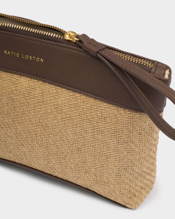 Katie Loxton Wristlet Raffia Clutch