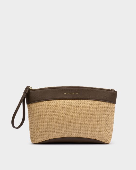 Katie Loxton Wristlet Raffia Clutch