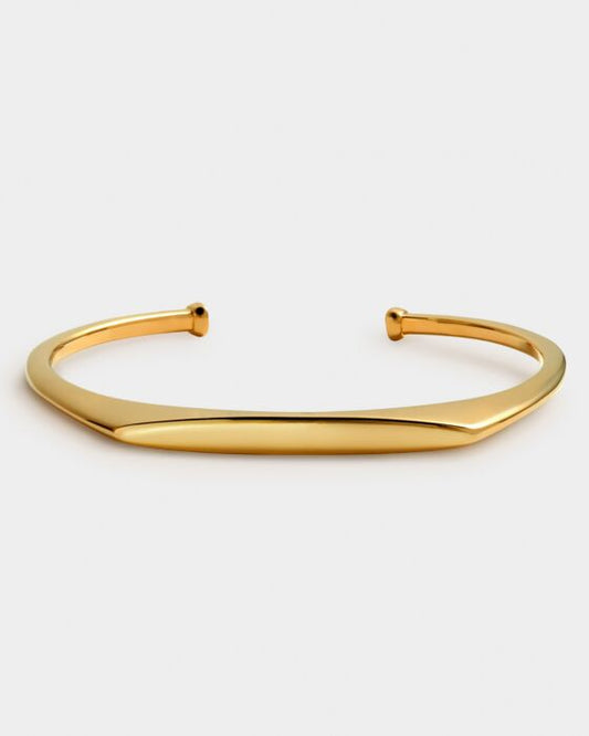Signet Waterproof Gold Bangle