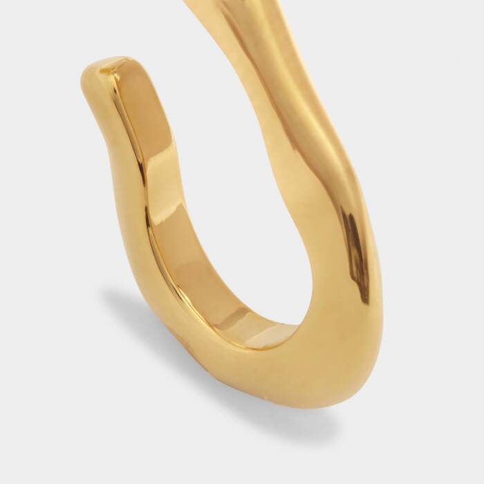 Hera Waterproof Gold Hoop Earrings