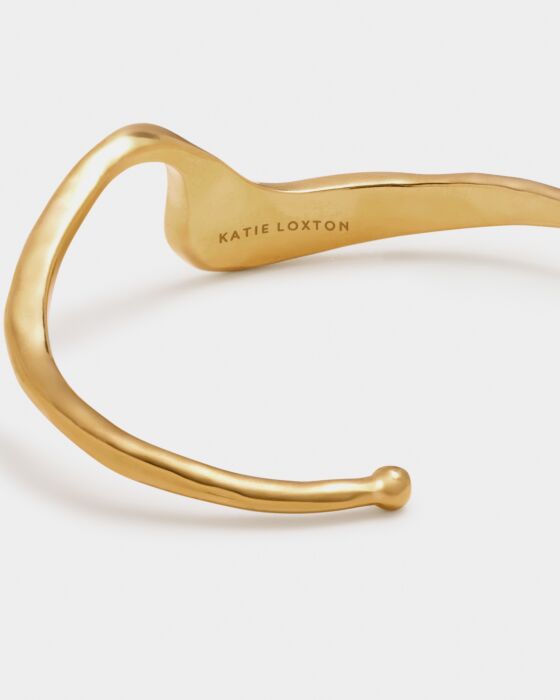 Marina Waterproof Gold Wave Bangle