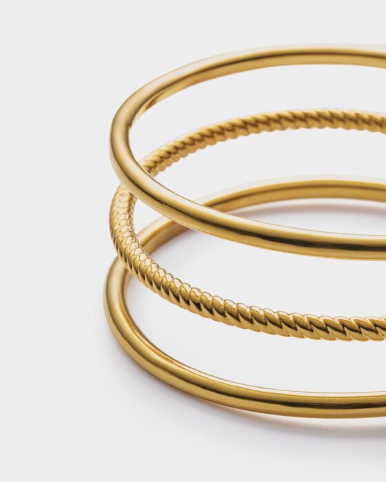Laia Waterproof Gold Bangle