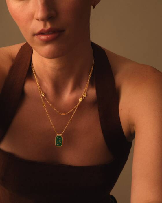 Elpha Waterproof Gold Necklace