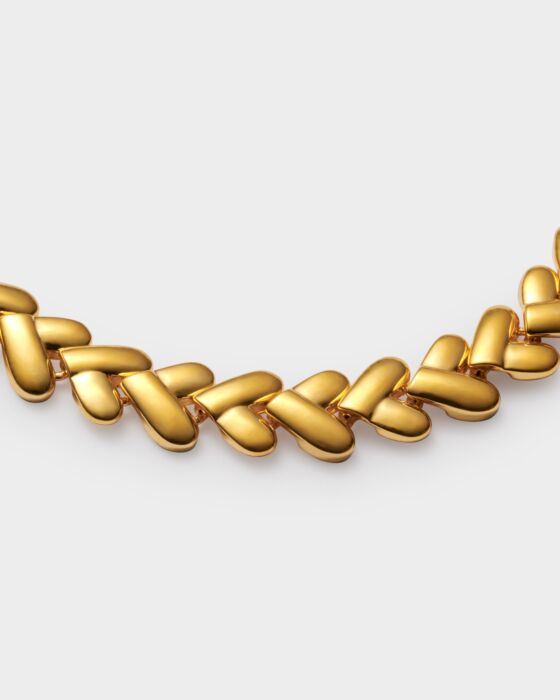 Katie Loxton Heart Link Waterproof Gold Bracelet